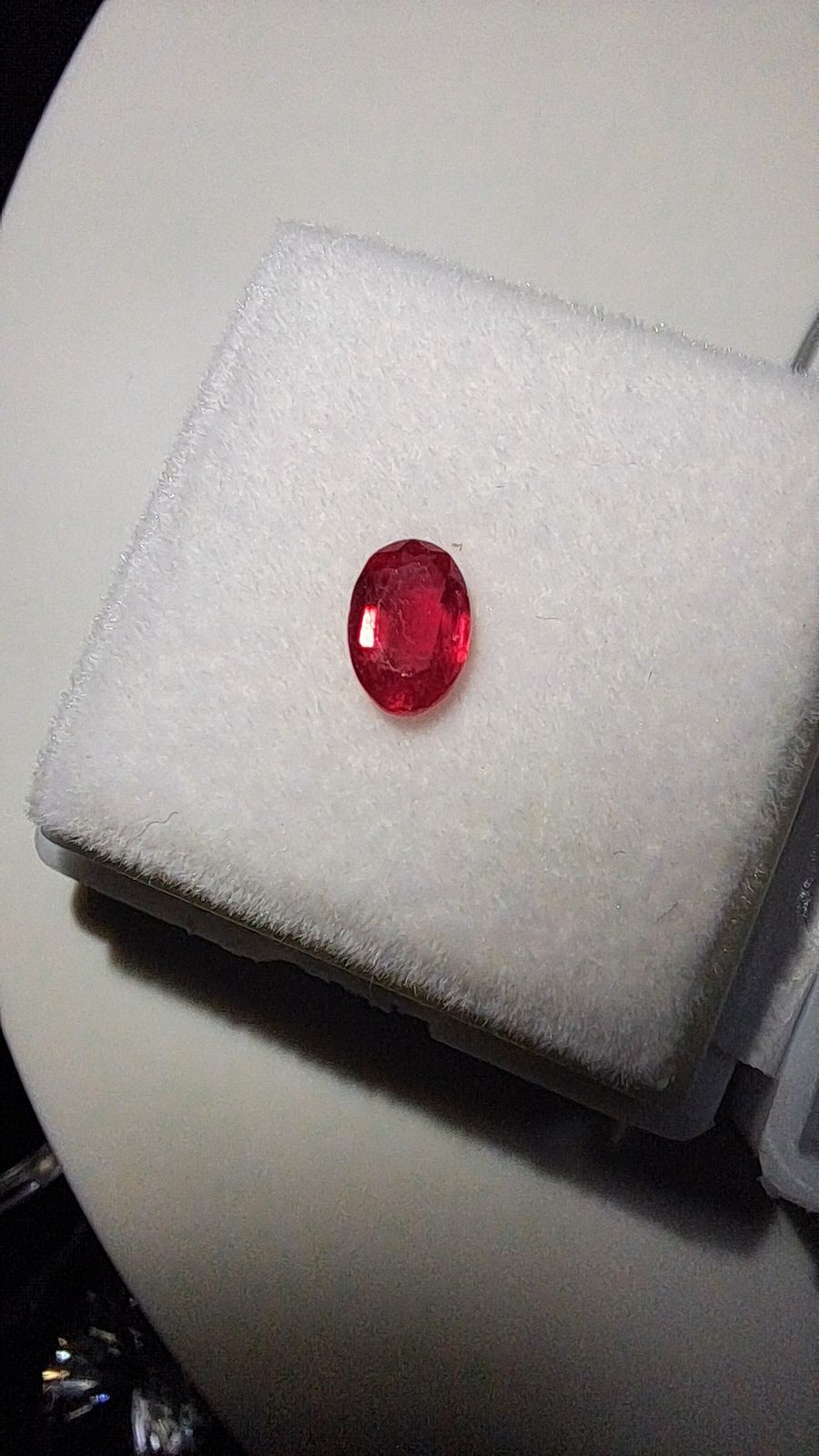 Purple Pink Sapphire Brilliant Facet Oval Cut