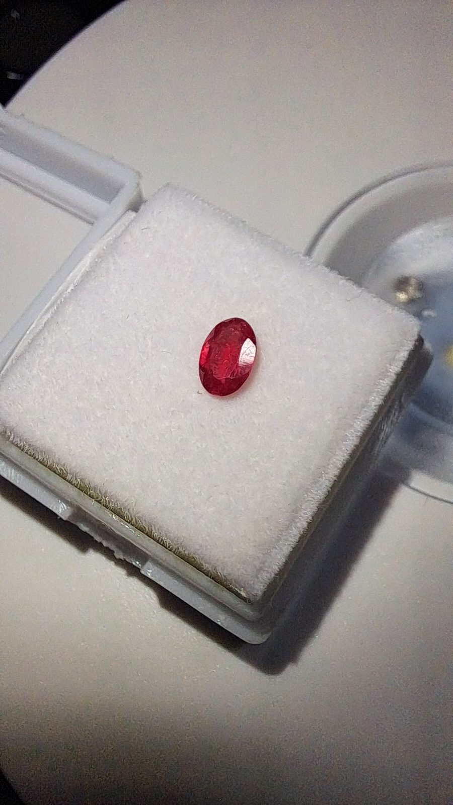Purple Pink Sapphire Brilliant Facet Oval Cut