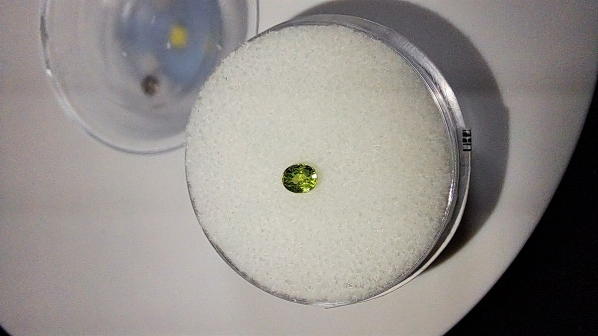 Demantoid Garnet Brilliant Facet Oval