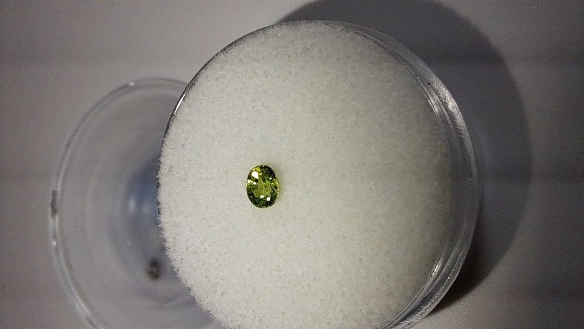 Demantoid Garnet Brilliant Facet Oval