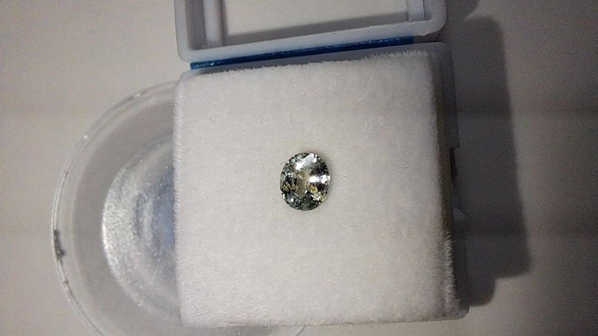 Green Sapphire Brilliant Facet Oval