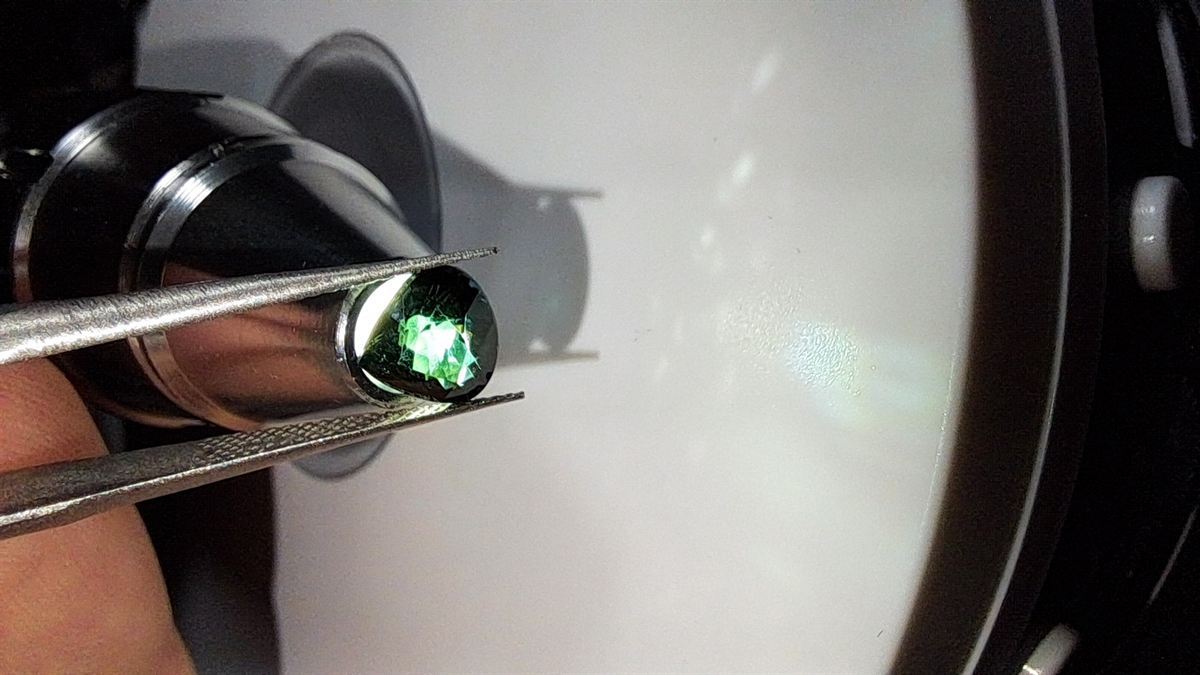Blue Green Sapphire Custom Facet Pear