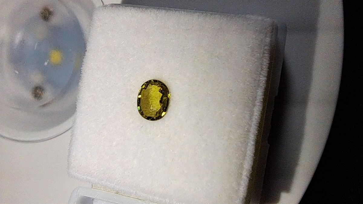 Yellow Sapphire Brilliant Facet Oval