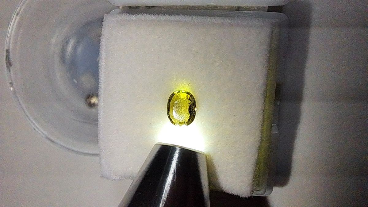 Yellow Sapphire Brilliant Facet Oval