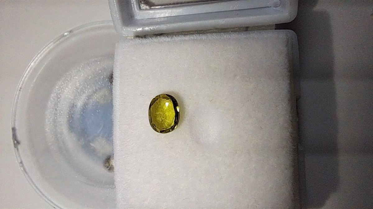 Yellow Sapphire Brilliant Facet Oval