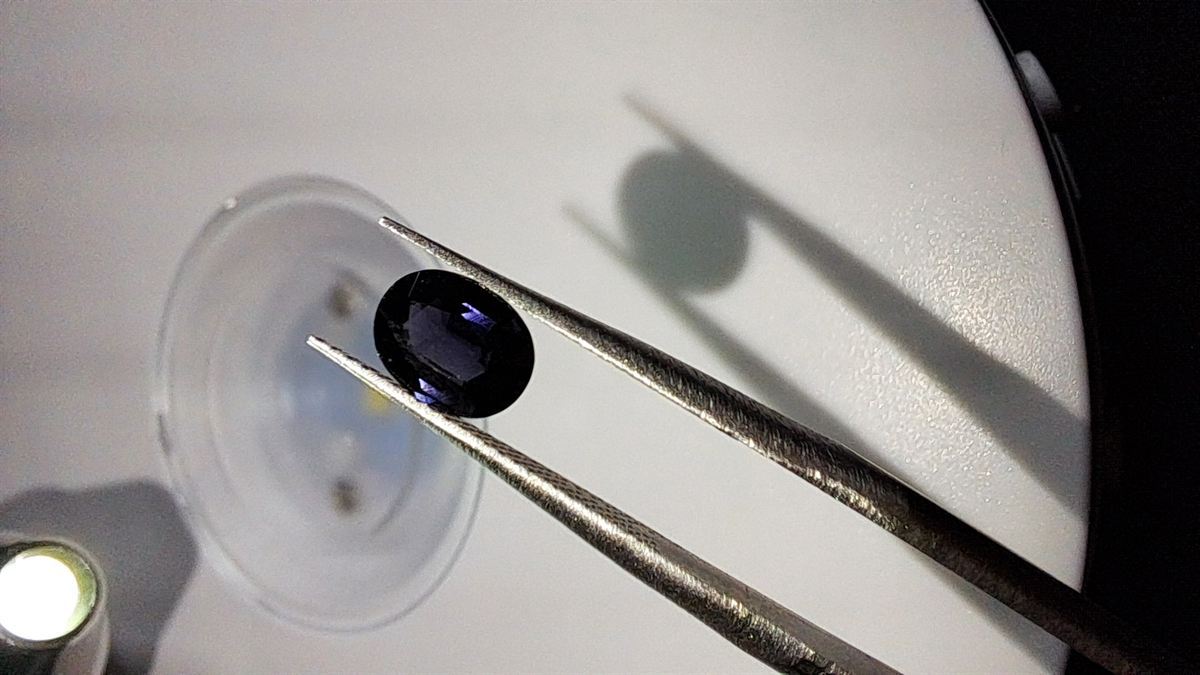 Blue Purple Spinel Brilliant Facet Oval