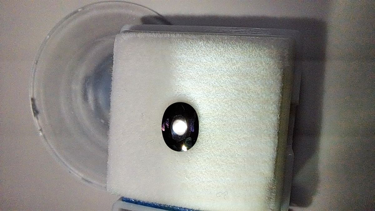 Midnight Blue Sapphire Brilliant Facet Oval