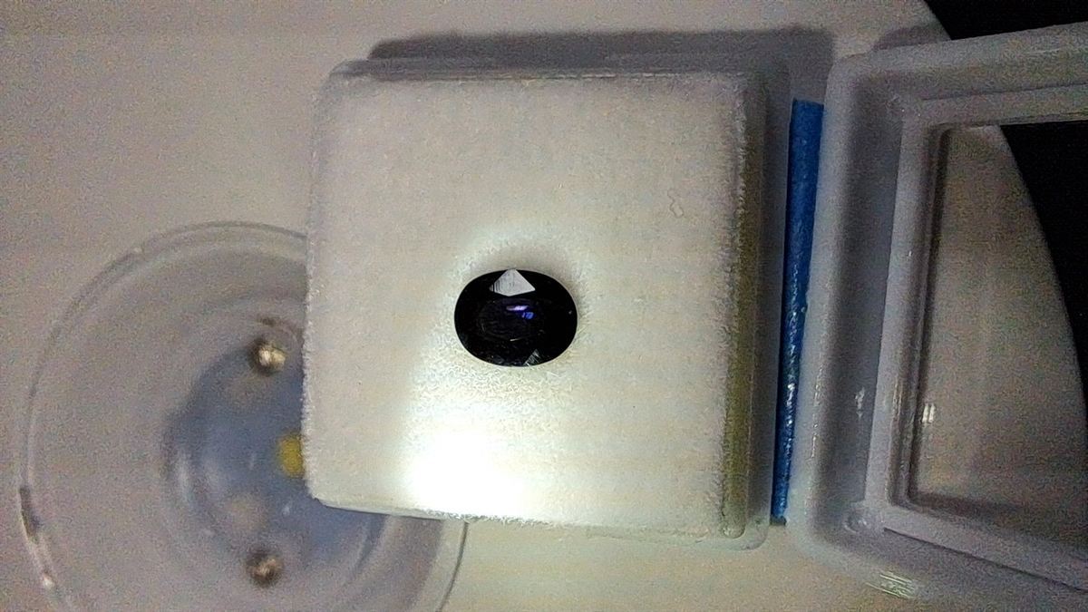 Midnight Blue Sapphire Brilliant Facet Oval