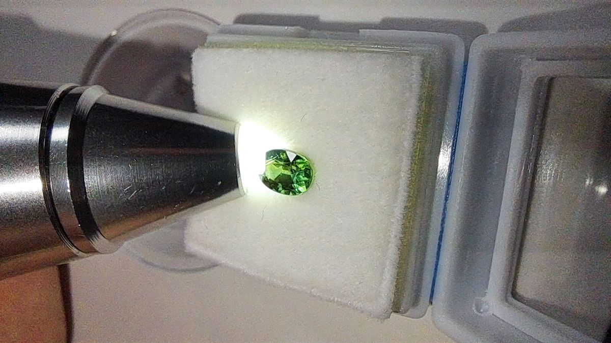Forest Green Sapphire Brilliant Facet Oval