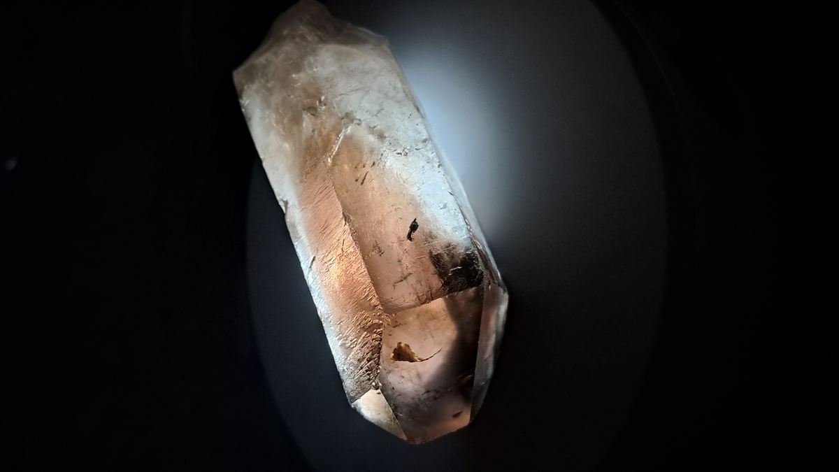 Arkansas Quartz Crystal Wand with Natural Inclusions