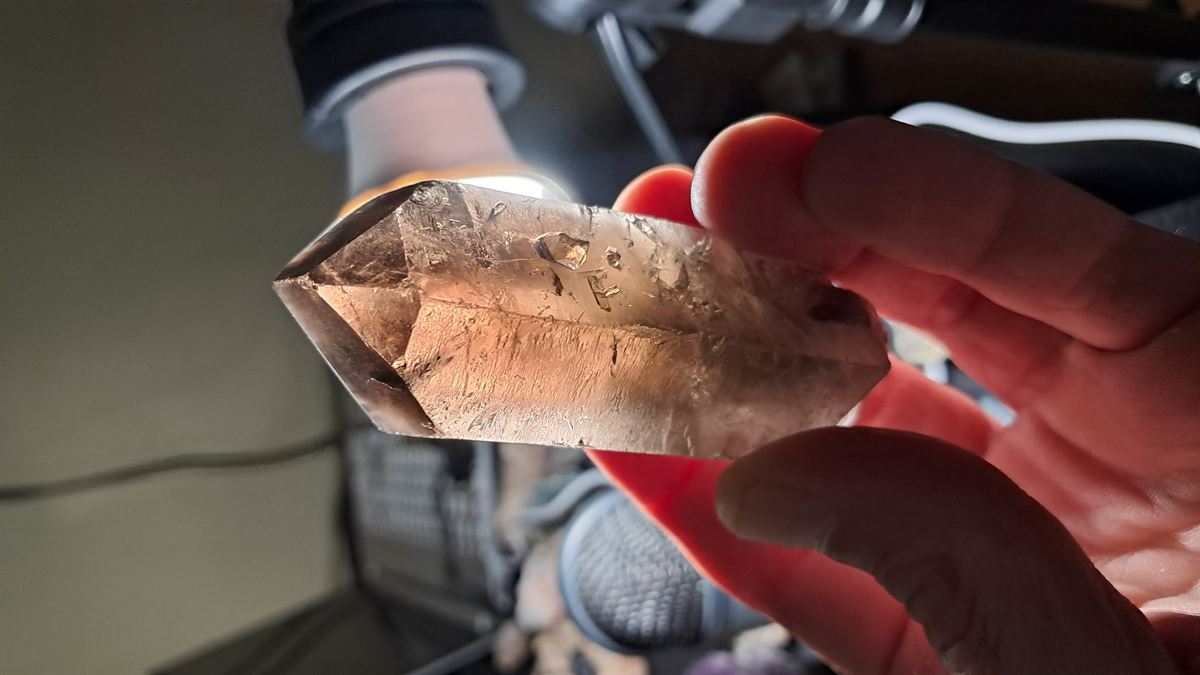 Arkansas Quartz Crystal Wand with Natural Inclusions
