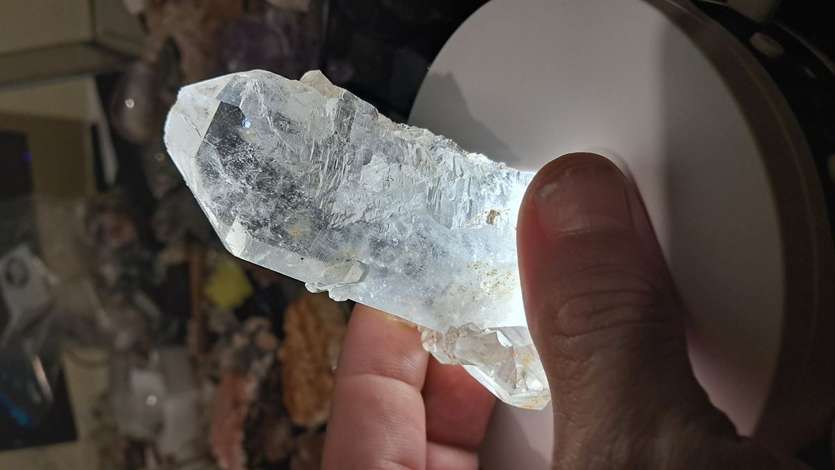 Arkansas Double-Terminated Quartz Wand with Cross Twins