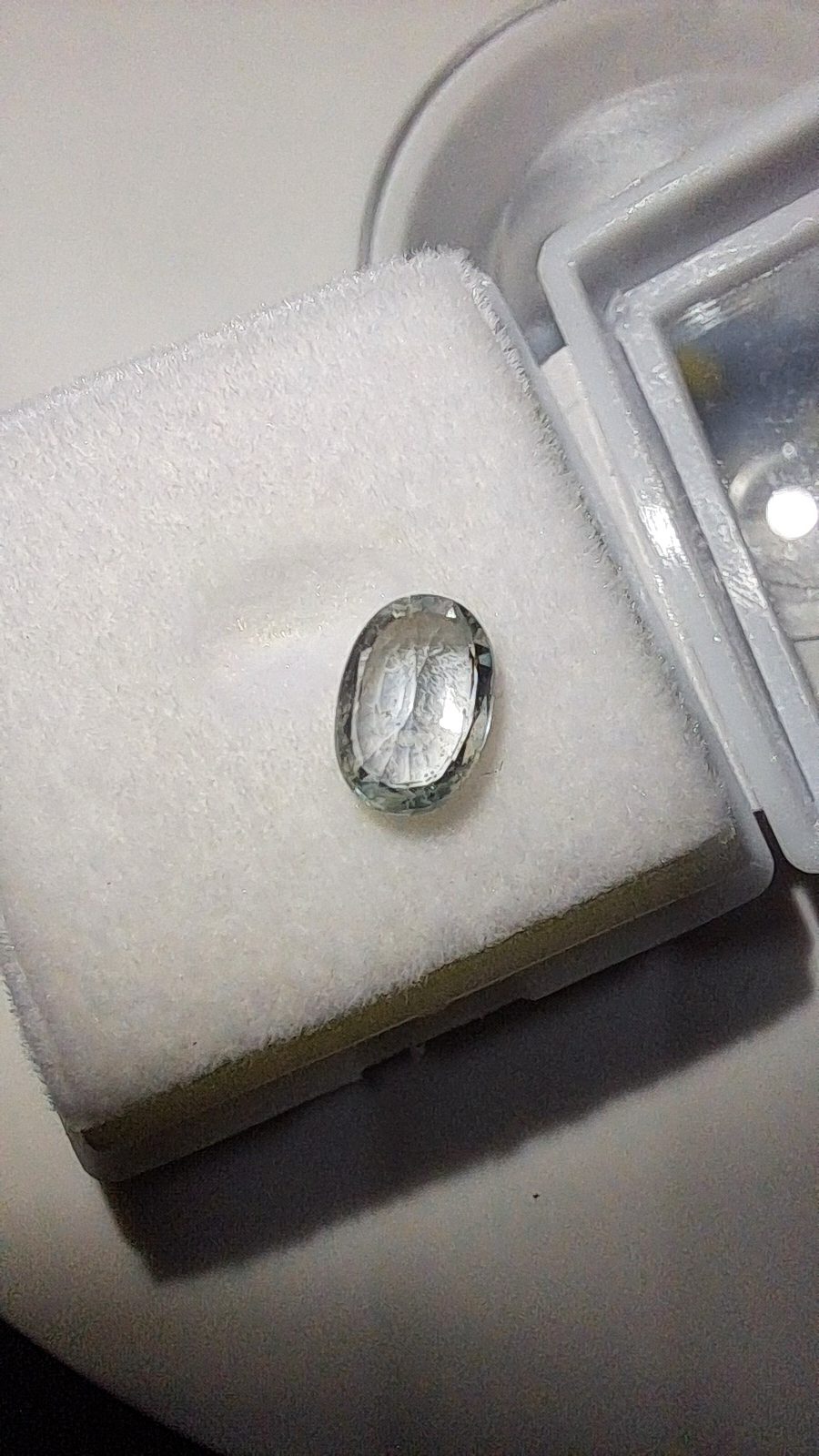 Blue/Green Sapphire Brilliant Facet Oval Cut