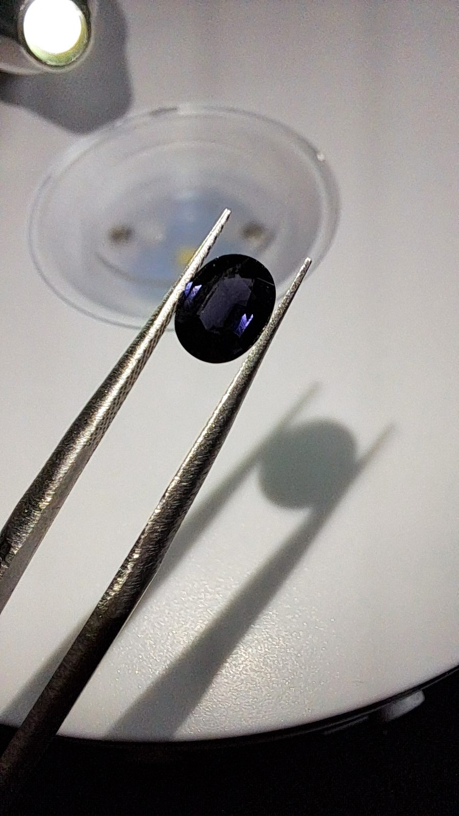 Purple Blue Spinel Brilliant Facet Oval