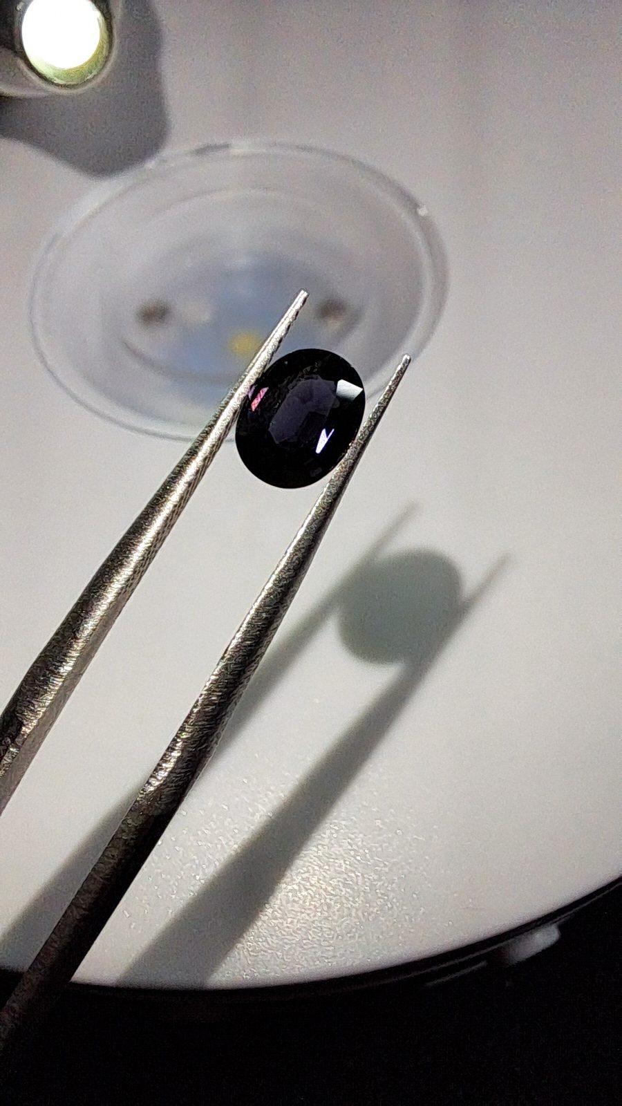 Purple Blue Spinel Brilliant Facet Oval