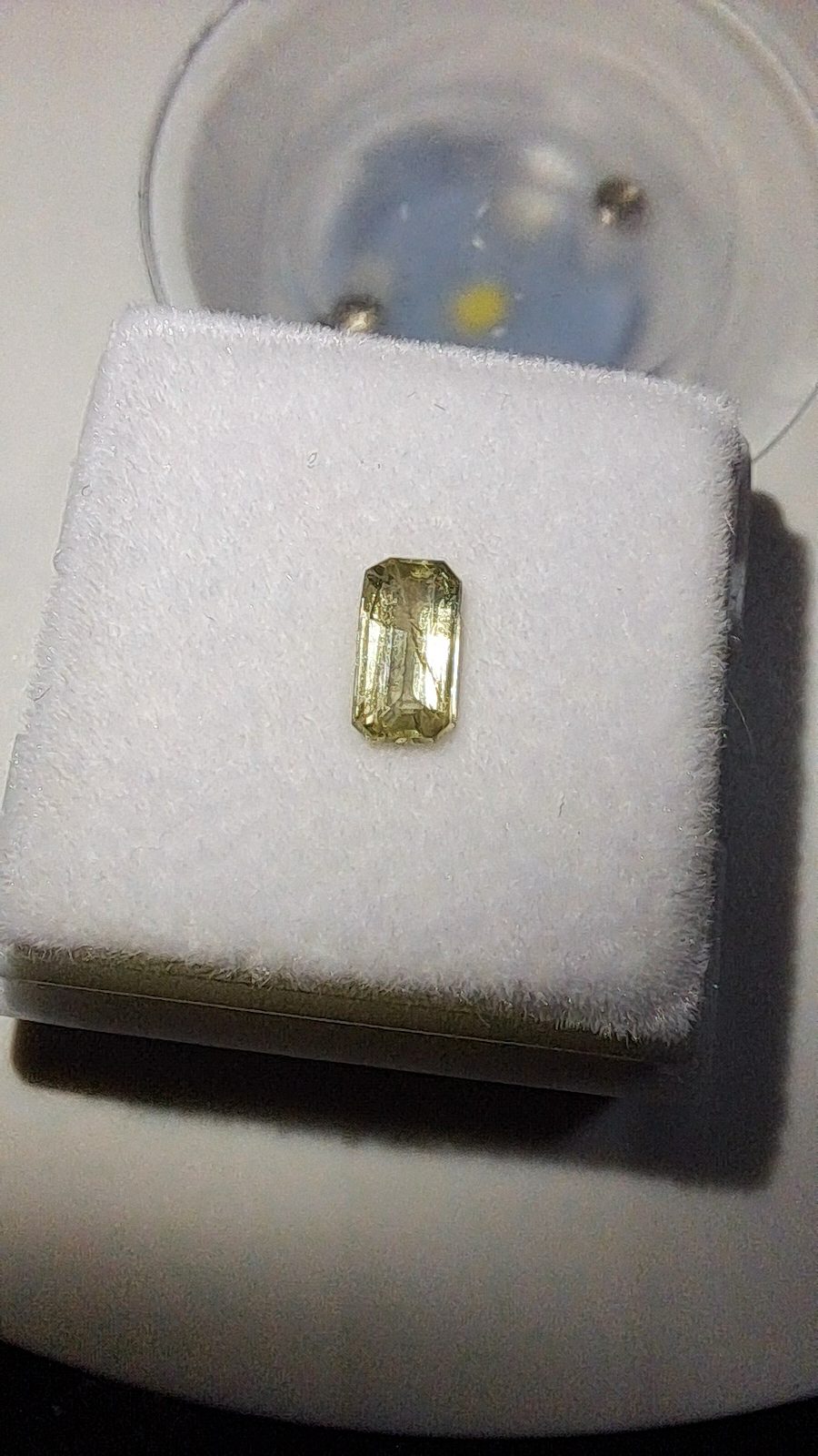 Green Sapphire Brilliant Facet Octagon