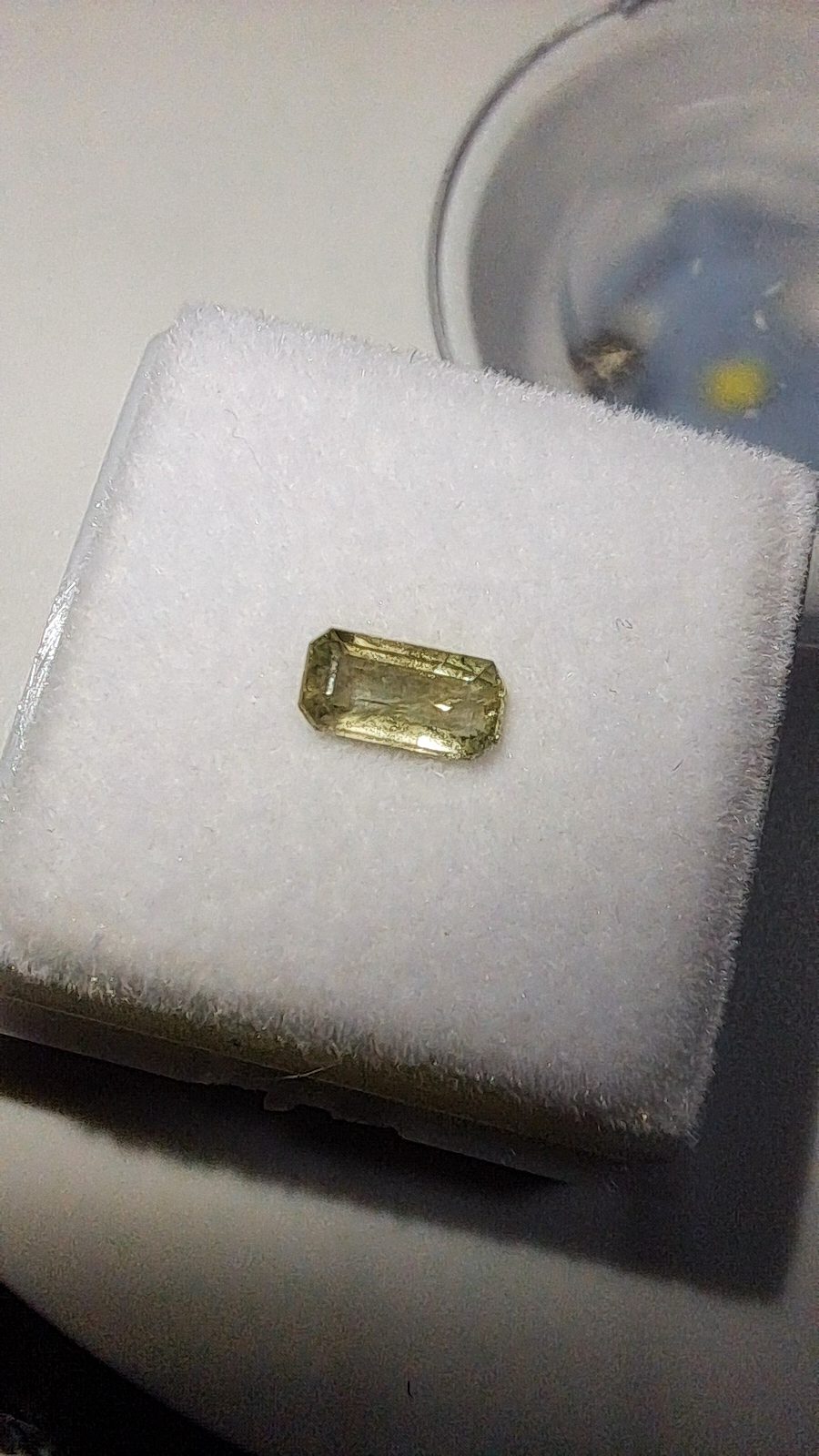 Green Sapphire Brilliant Facet Octagon
