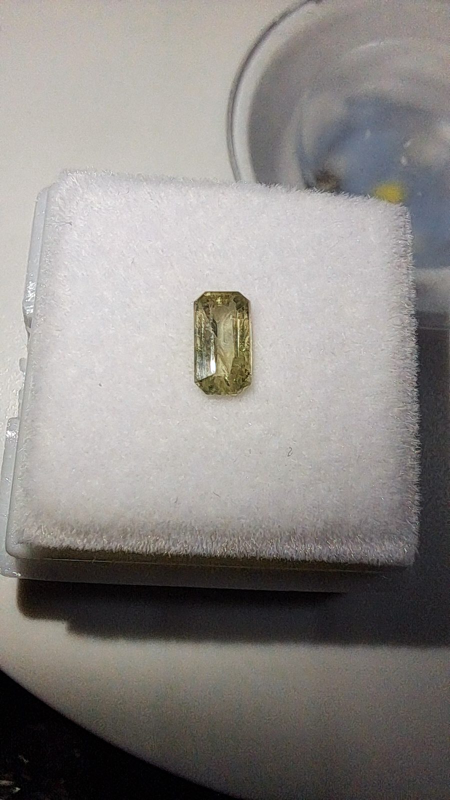 Green Sapphire Brilliant Facet Octagon