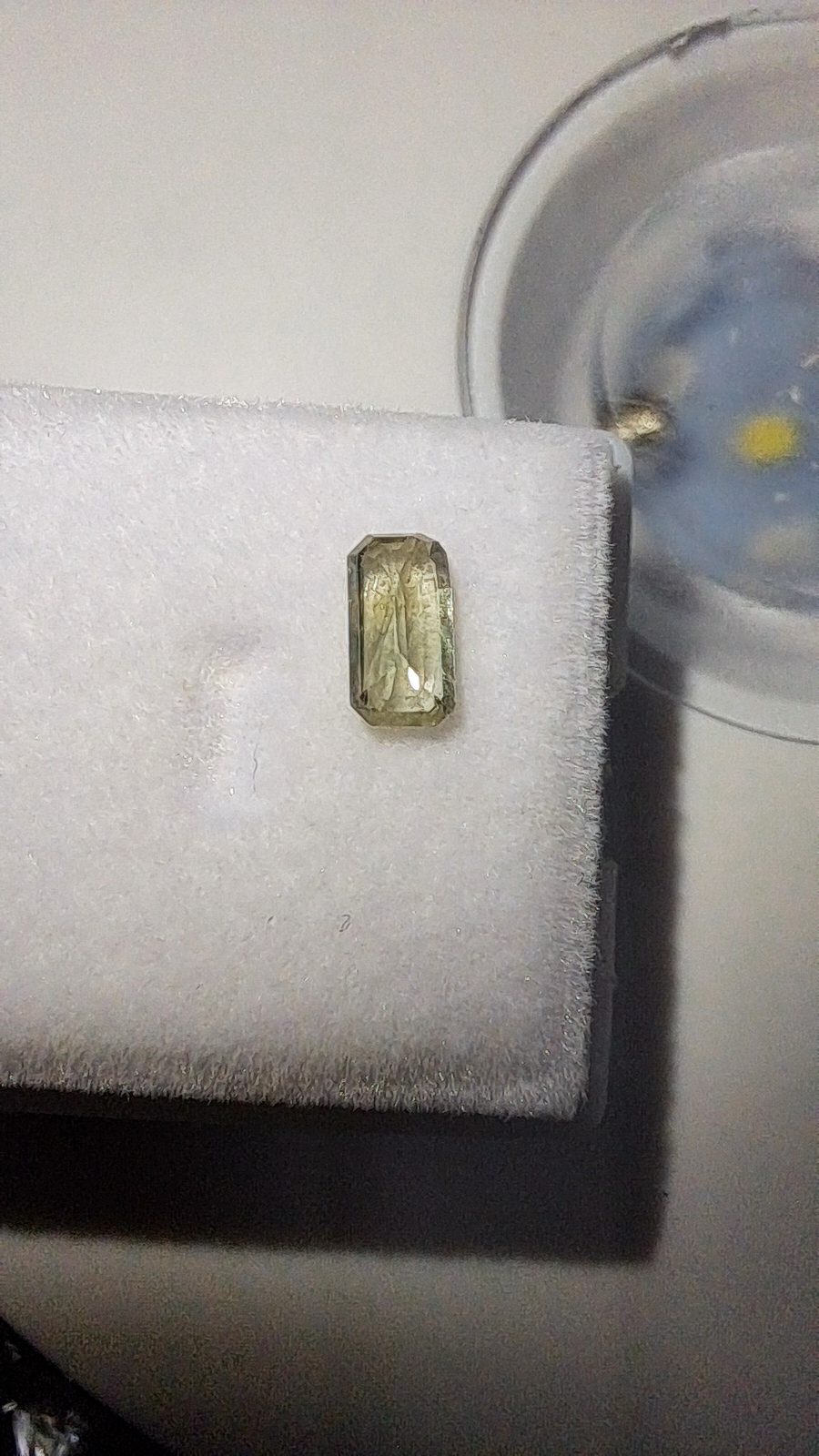 Green Sapphire Brilliant Facet Octagon