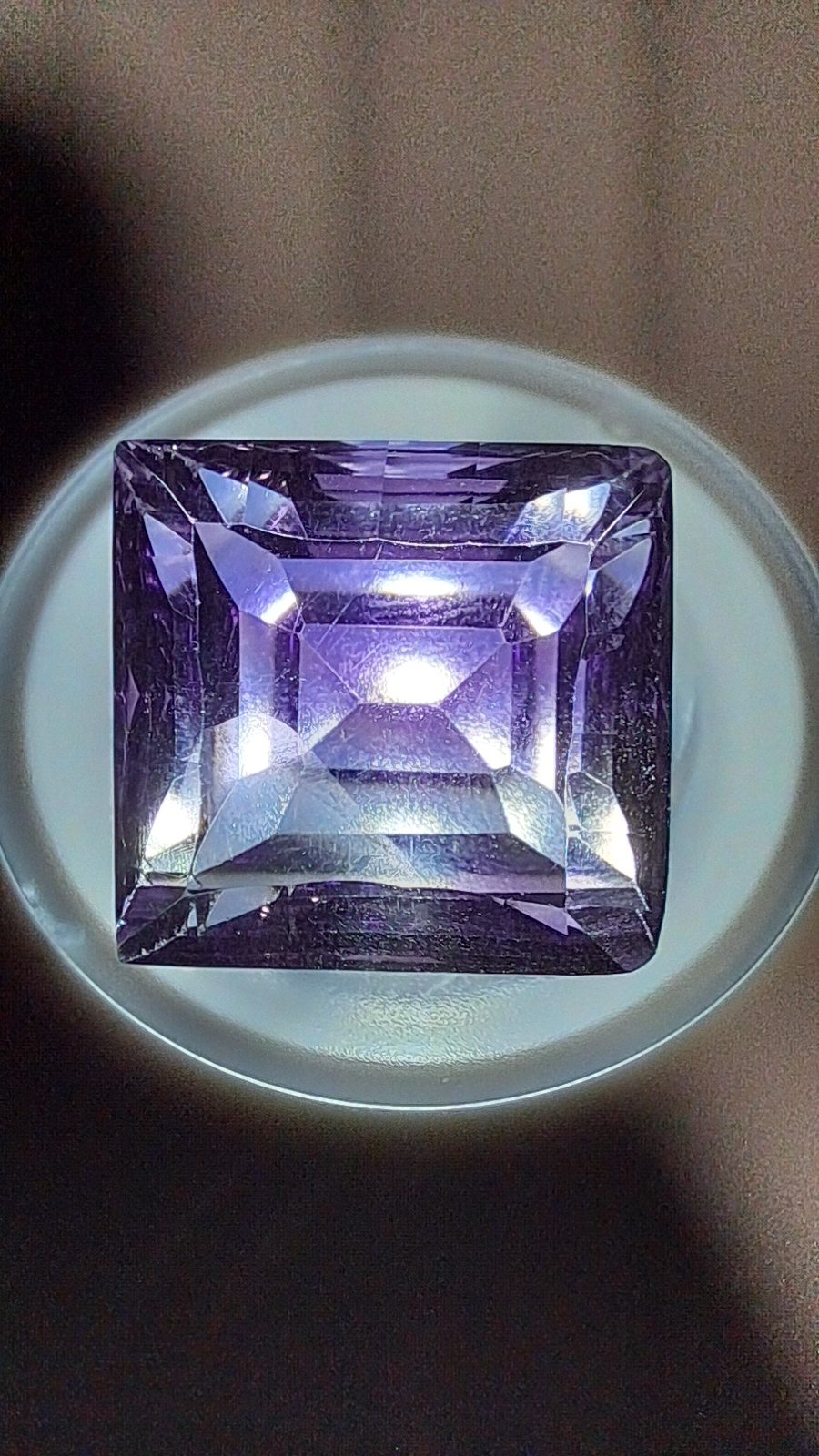38ct  Fancy Step Cut Amethyst 