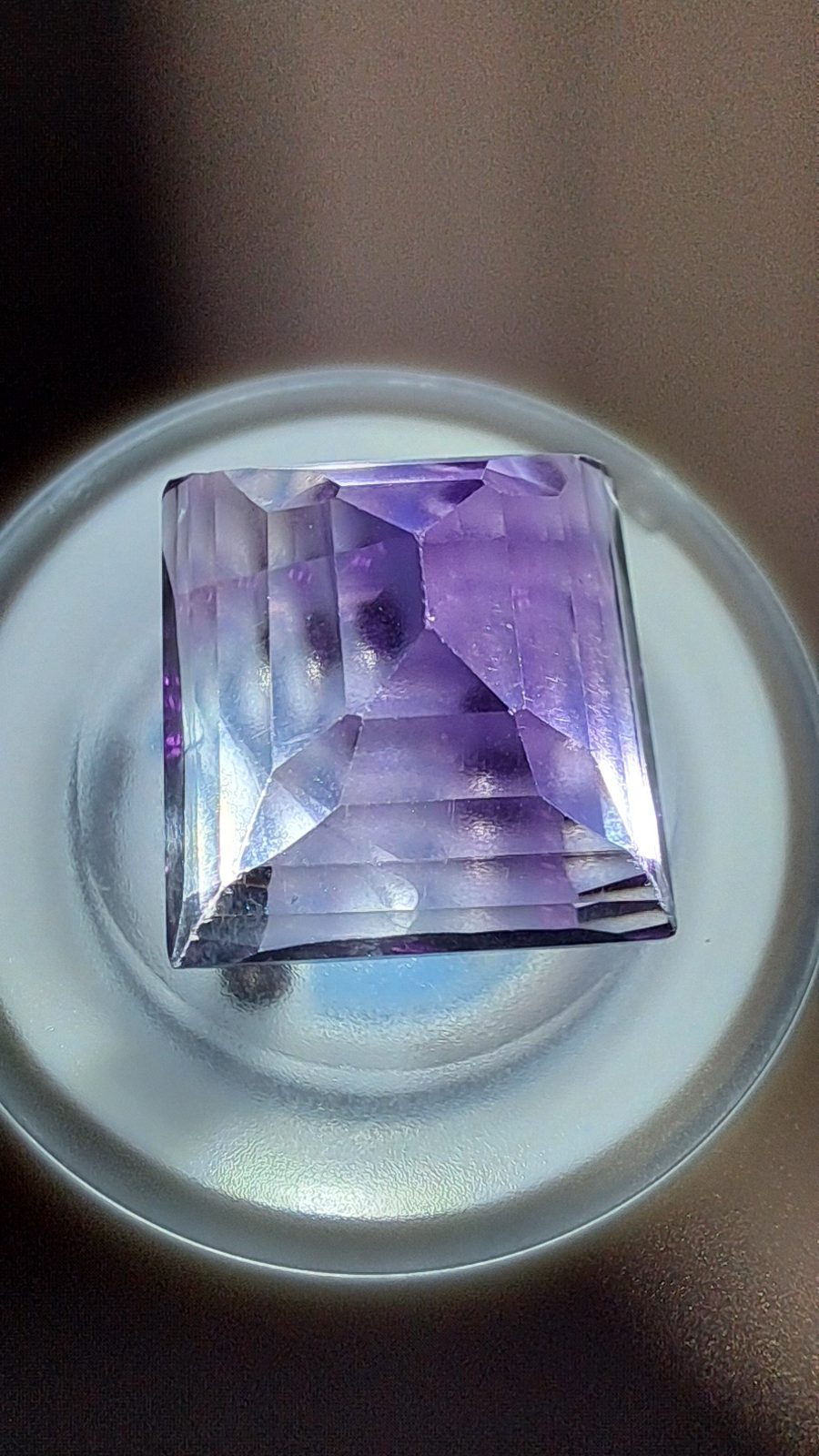 38ct  Fancy Step Cut Amethyst 