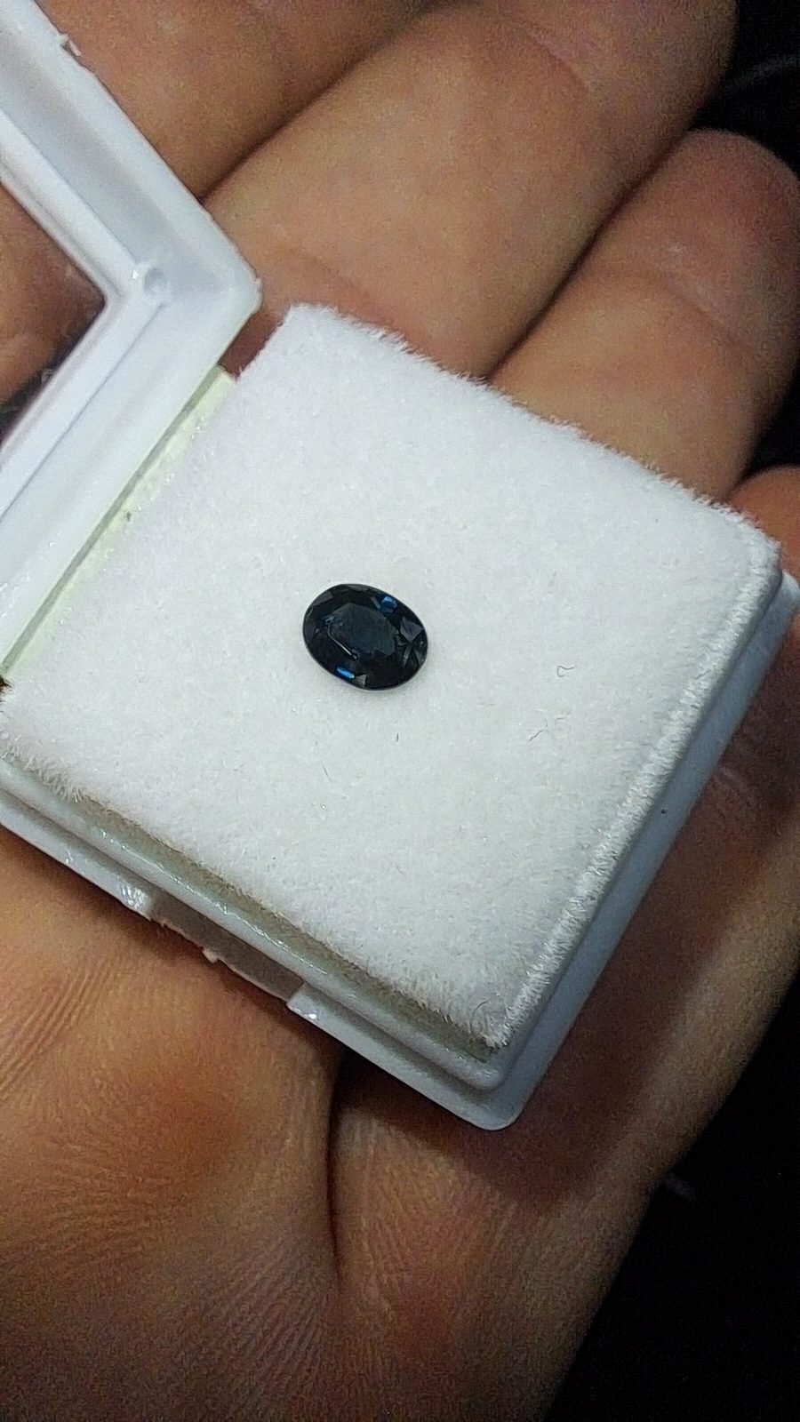 Green Blue Sapphire Brilliant Facet Oval Cut