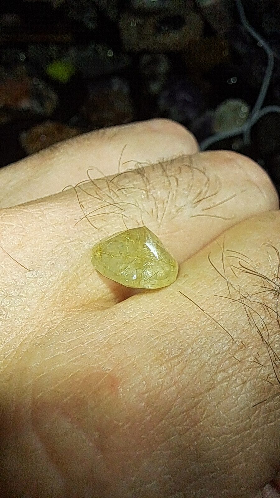 4ct Golden Rutile Quartz 10mmRound Cut