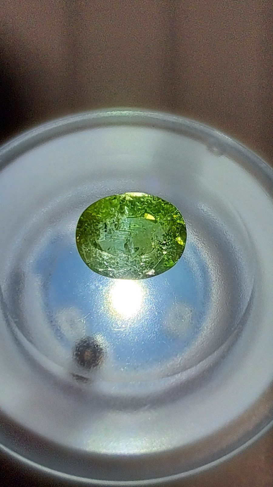Green Tourmaline AAA Oval Facet Cut
