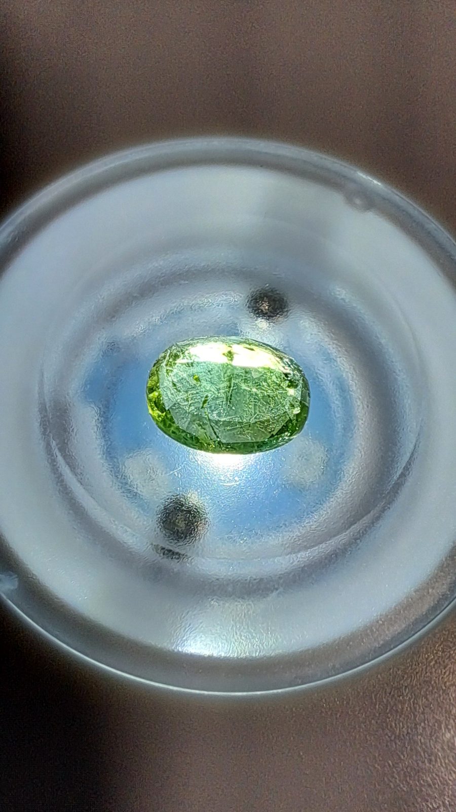 Green Tourmaline AAA Oval Facet Cut