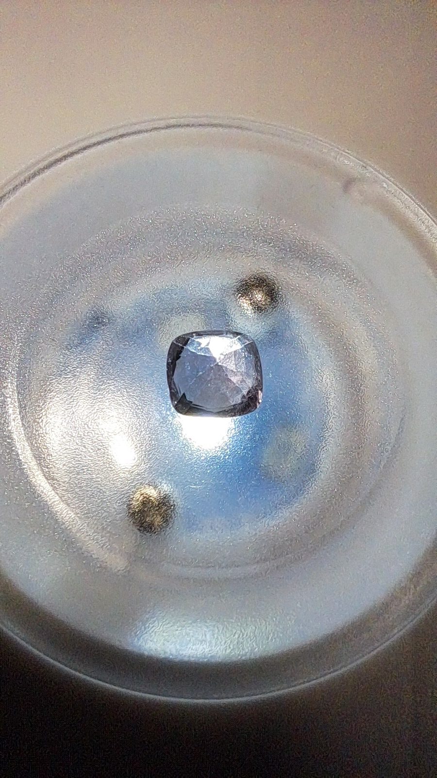 1ct UV Reactive Purple (Jedi) Spinel with Traces of Chromium