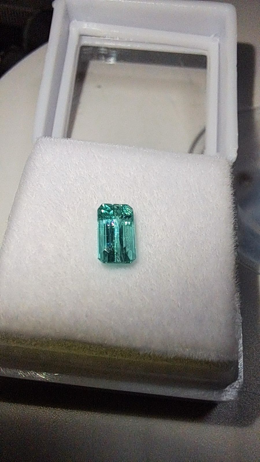 Blue Apatite Facet Octagon