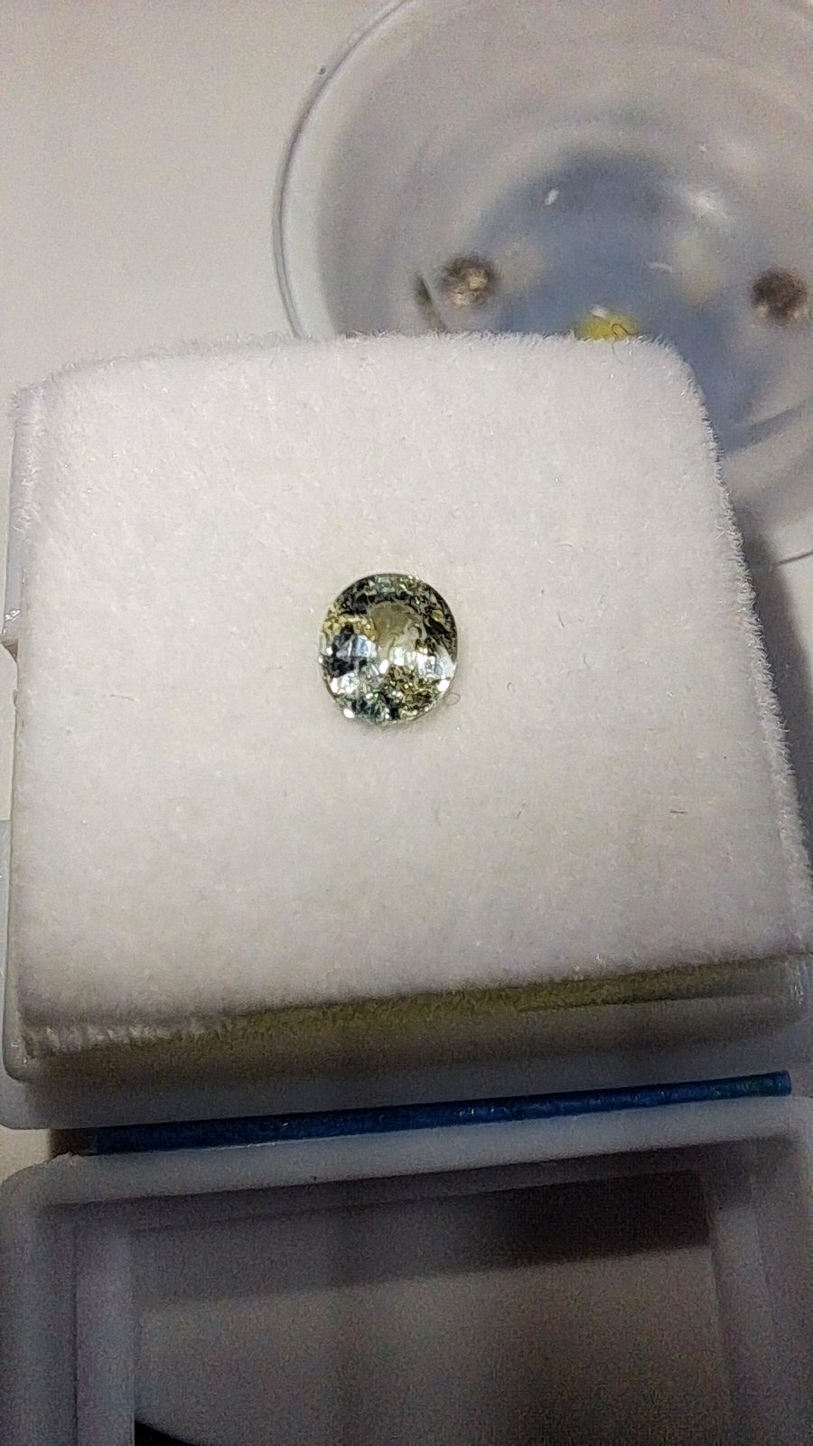 Green Blue Sapphire Brilliant Facet Oval
