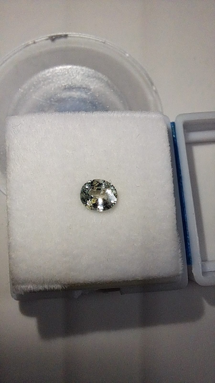 Green Blue Sapphire Brilliant Facet Oval