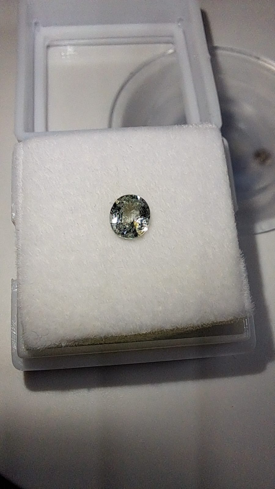 Green Blue Sapphire Brilliant Facet Oval