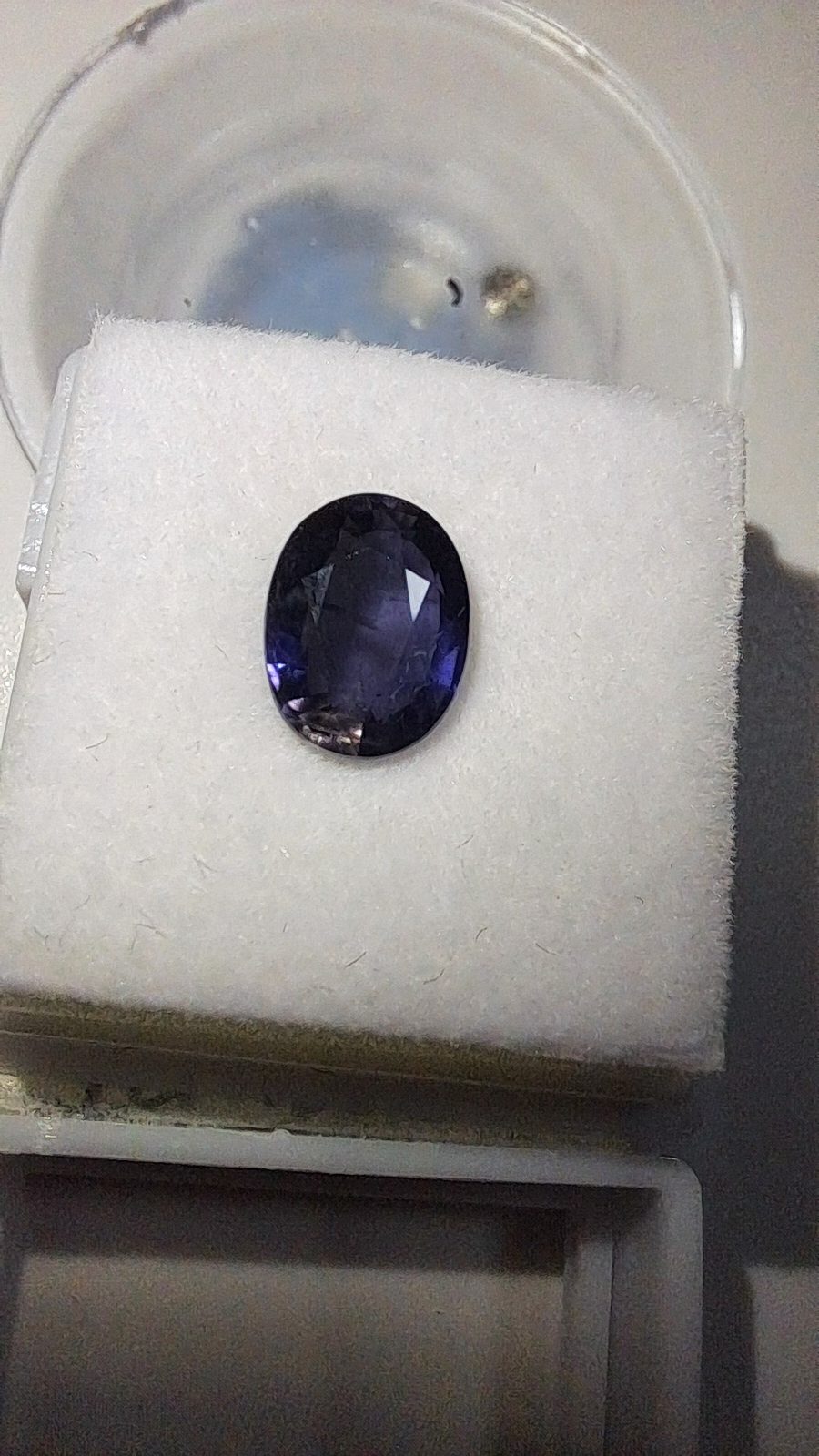 Blue Violet Iolite Brilliant Facet Oval