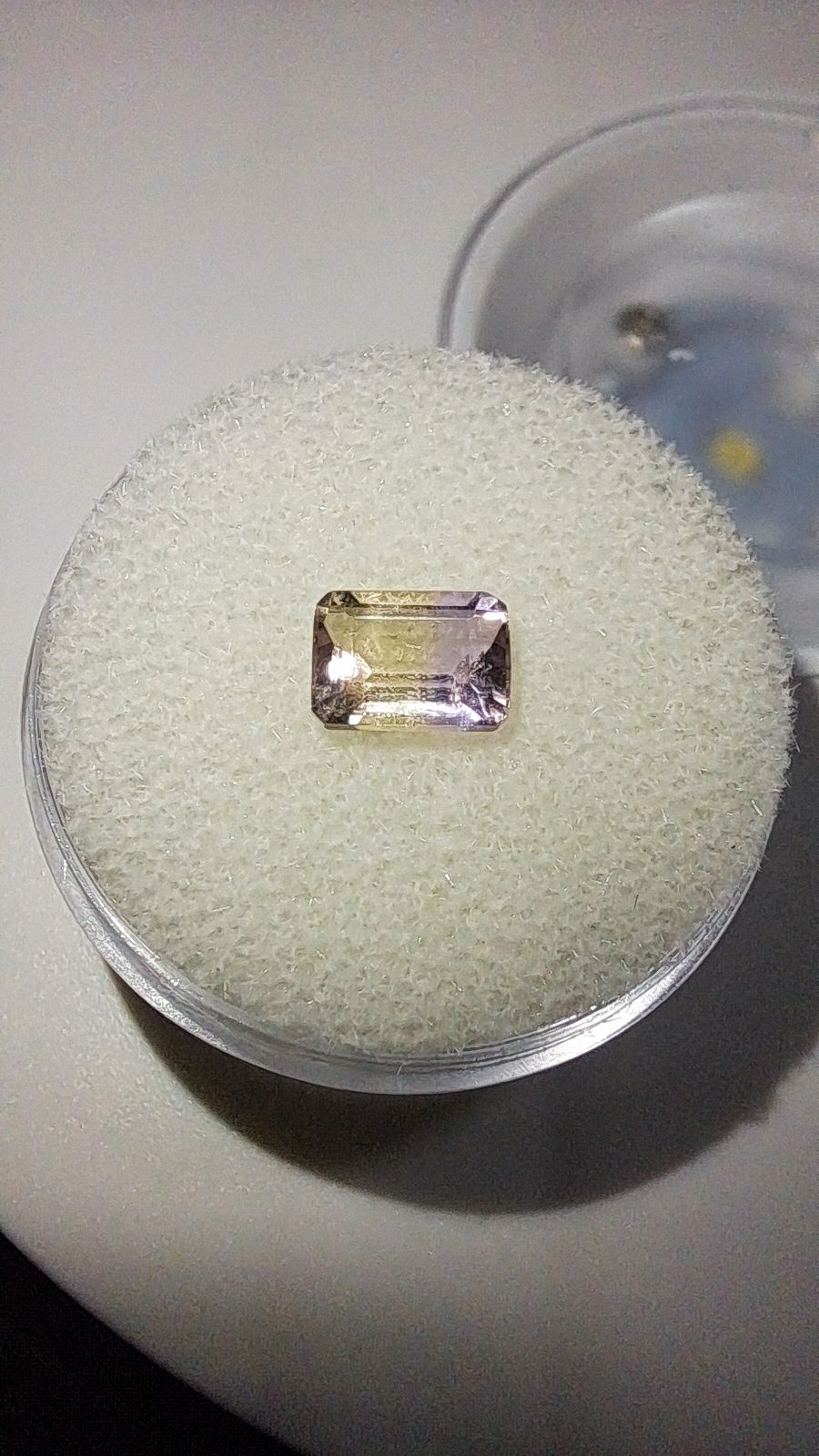 Ametrine Brilliant Facet Emerald Cut