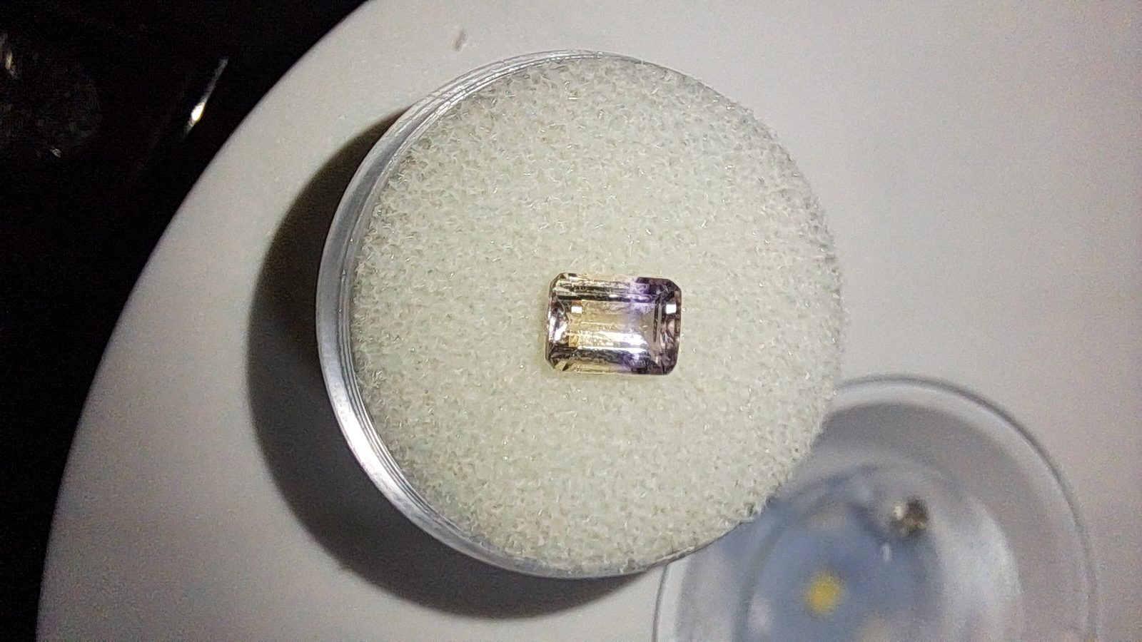 Ametrine Brilliant Facet Emerald Cut