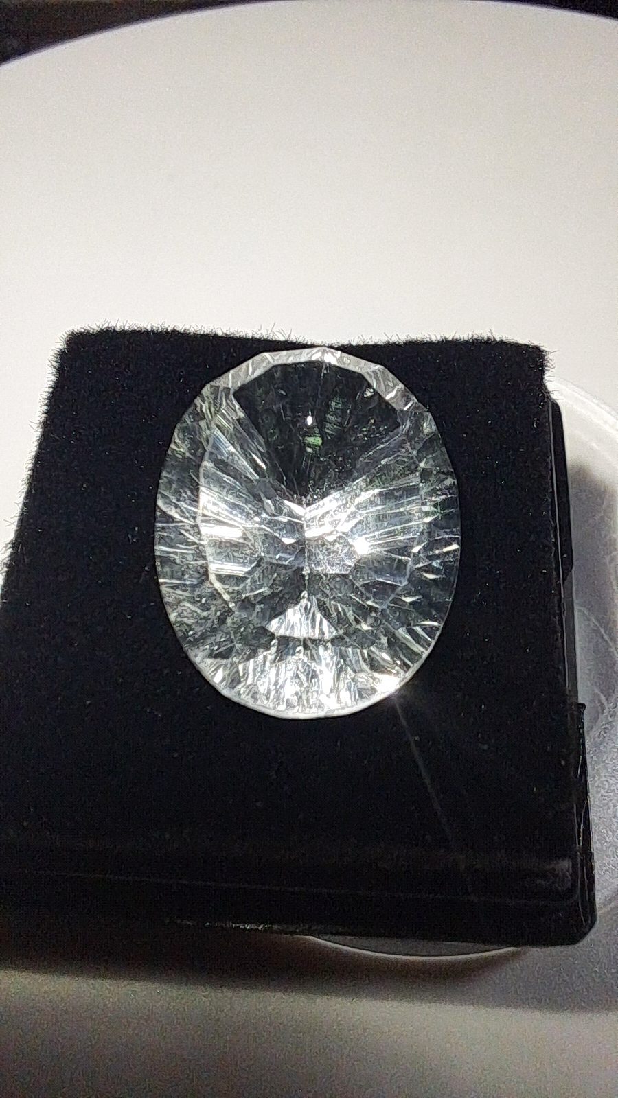 White Topaz Brilliant Facet Oval Cut