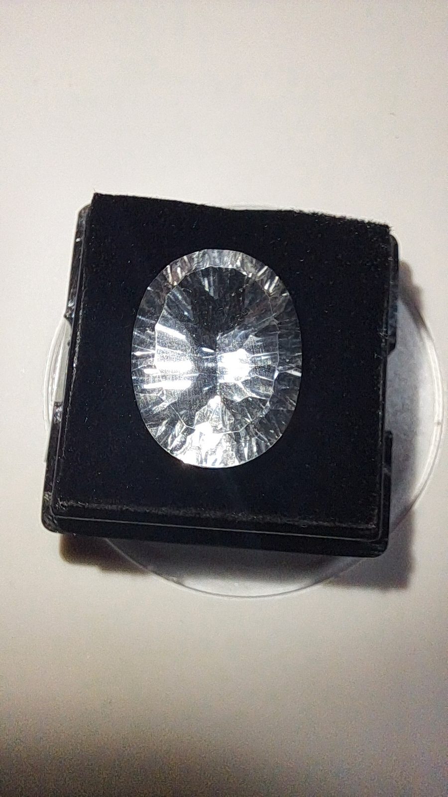 White Topaz Brilliant Facet Oval Cut