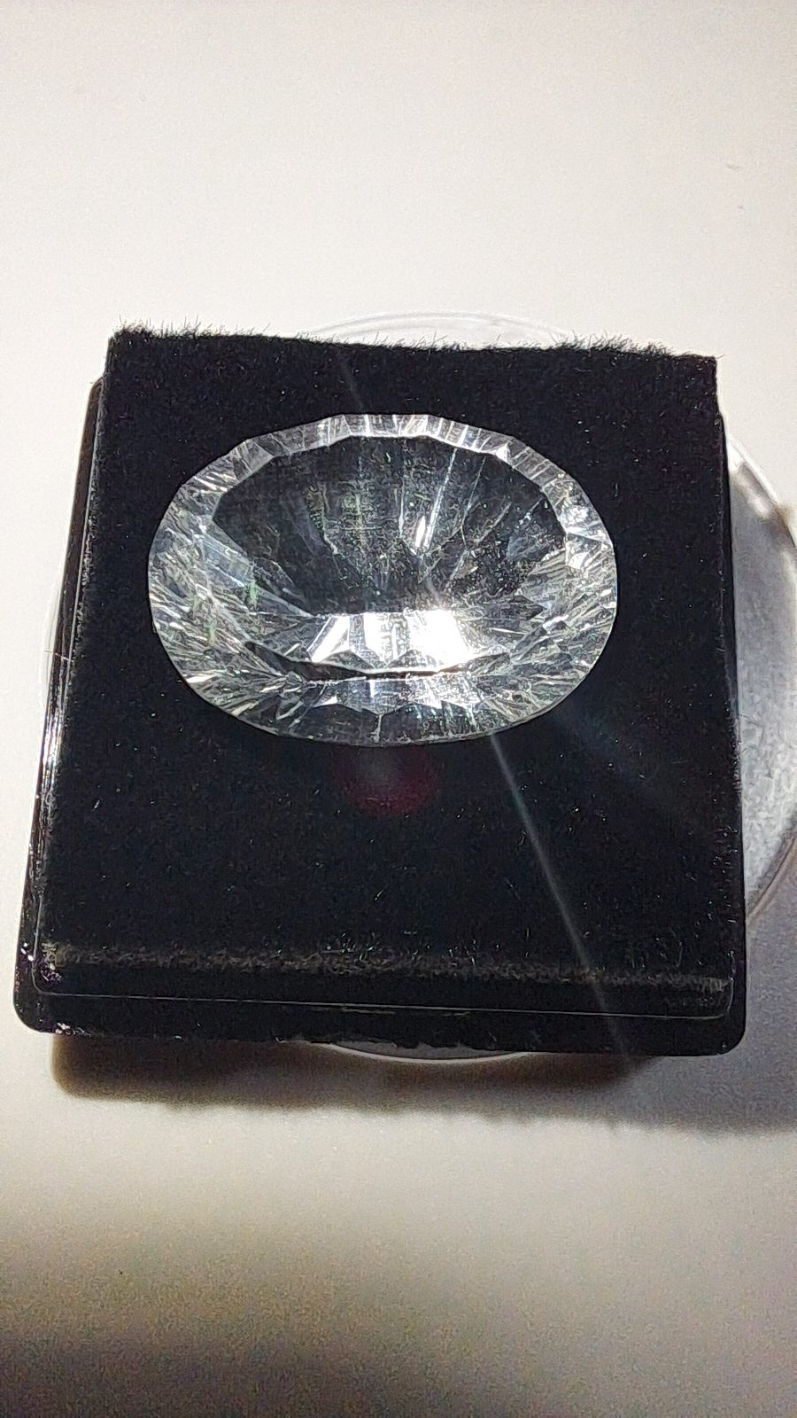 White Topaz Brilliant Facet Oval Cut