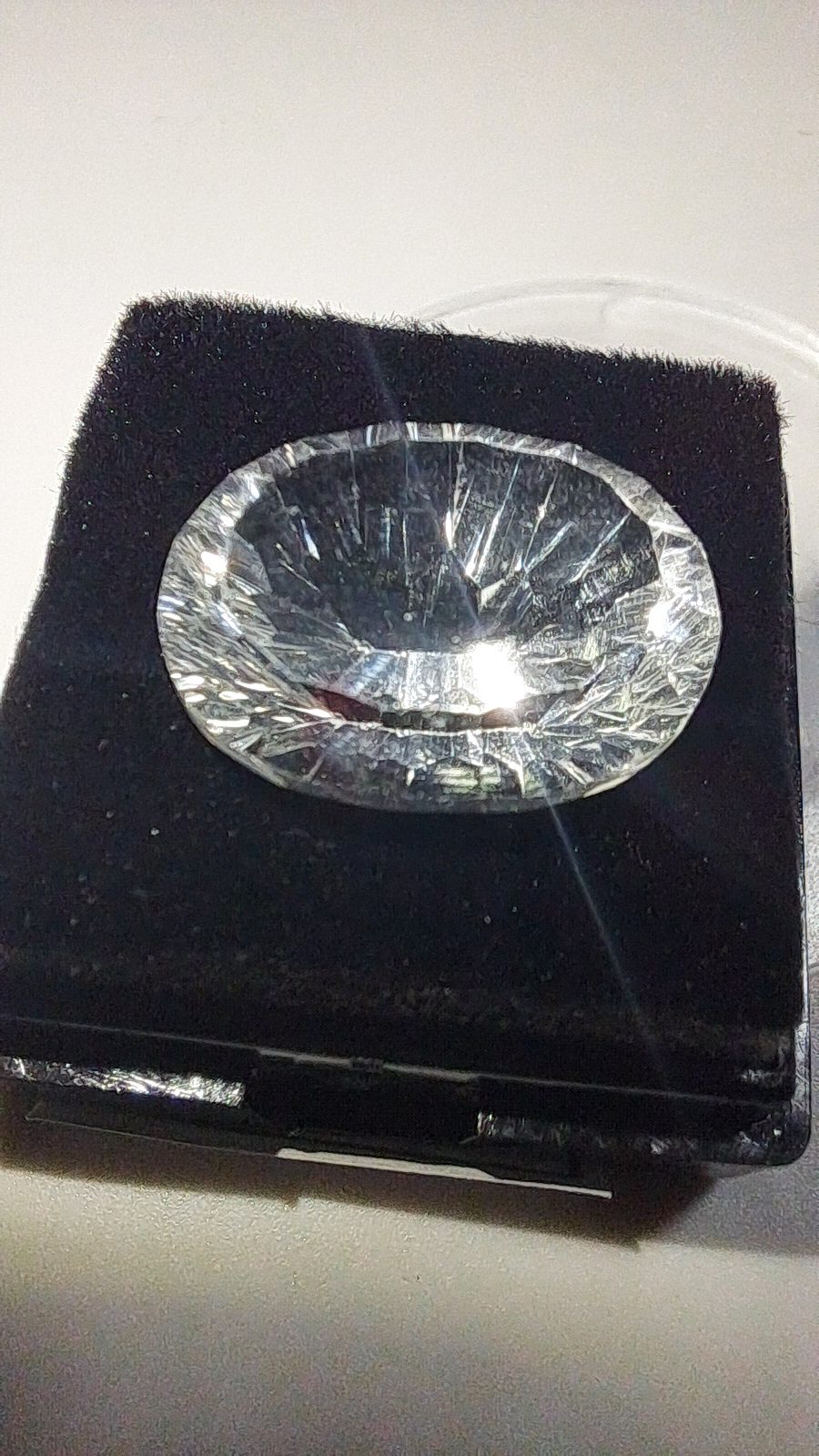 White Topaz Brilliant Facet Oval Cut
