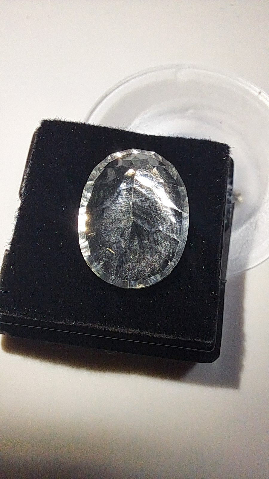 White Topaz Brilliant Facet Oval Cut