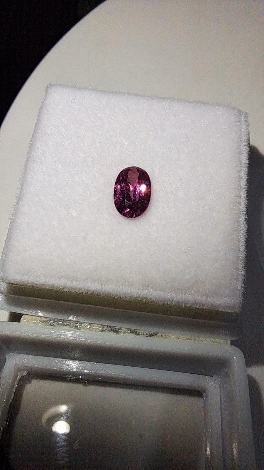 Purple Pink Tourmaline Brilliant Facet Oval