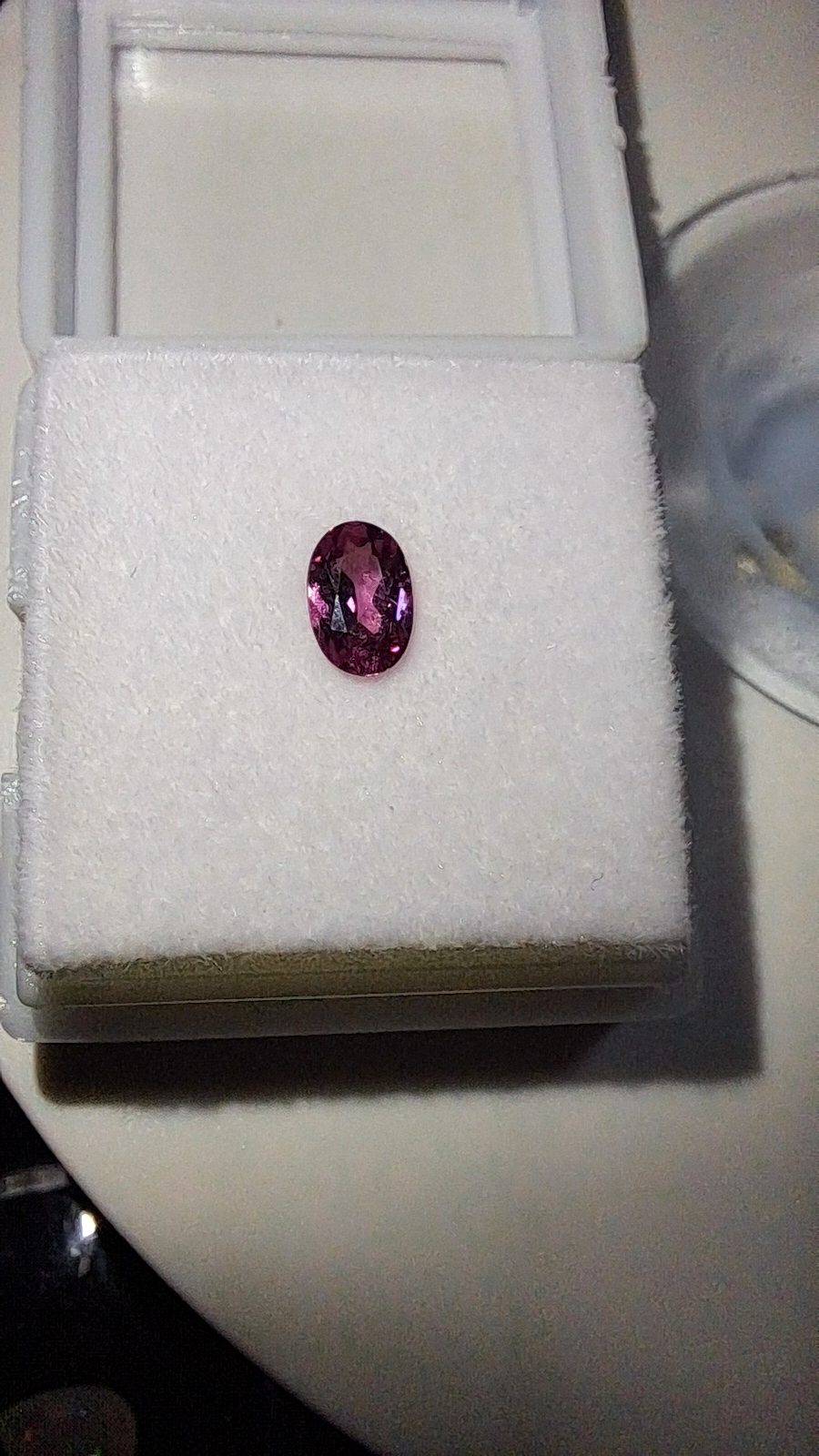 Purple Pink Tourmaline Brilliant Facet Oval