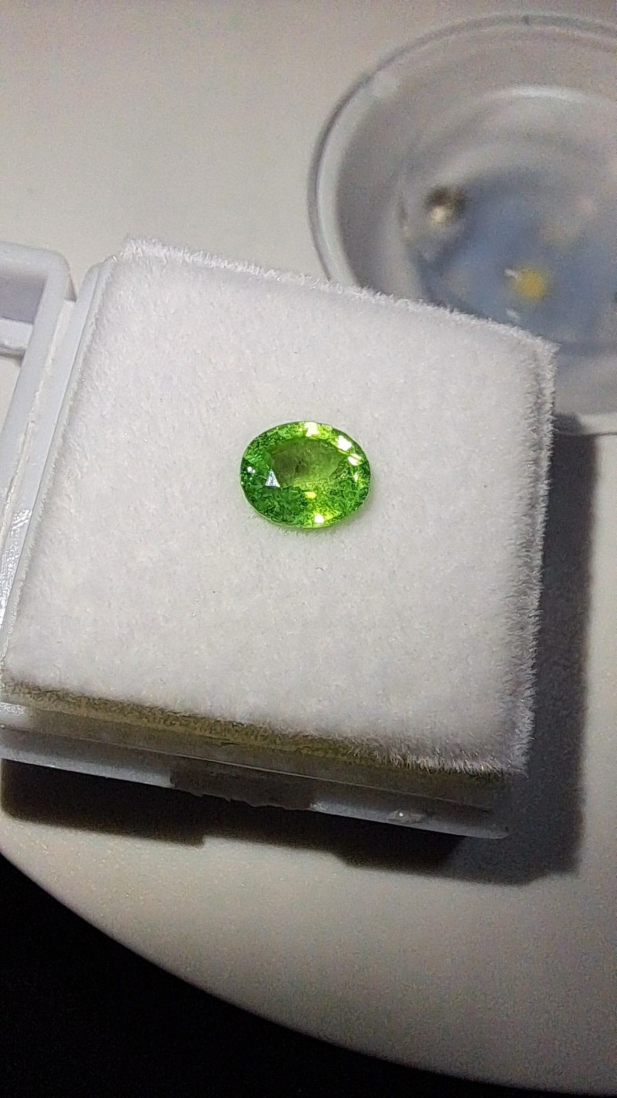 Green Tsavorite Garnet Brilliant Facet Oval