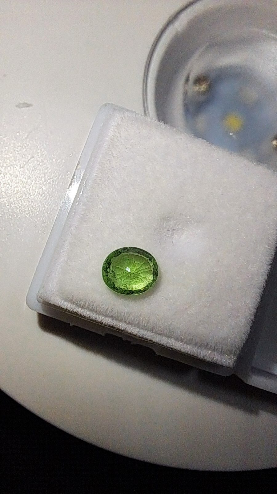 Green Tsavorite Garnet Brilliant Facet Oval