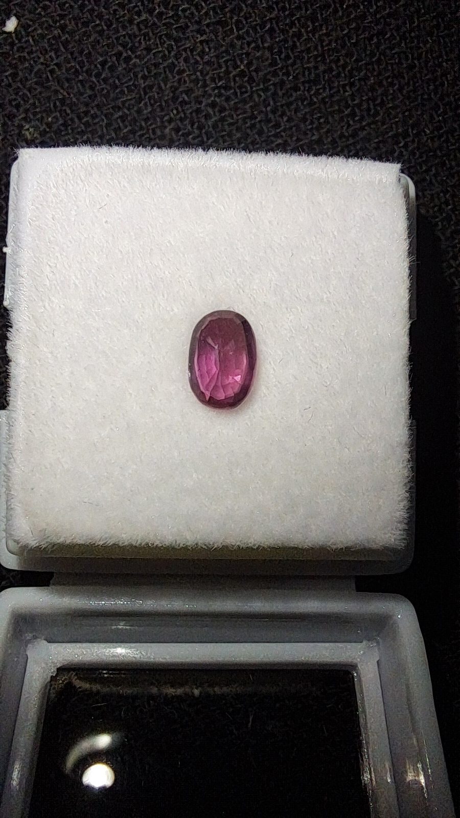 Pink/Purple Sapphire Brilliant Facet Oval Cut