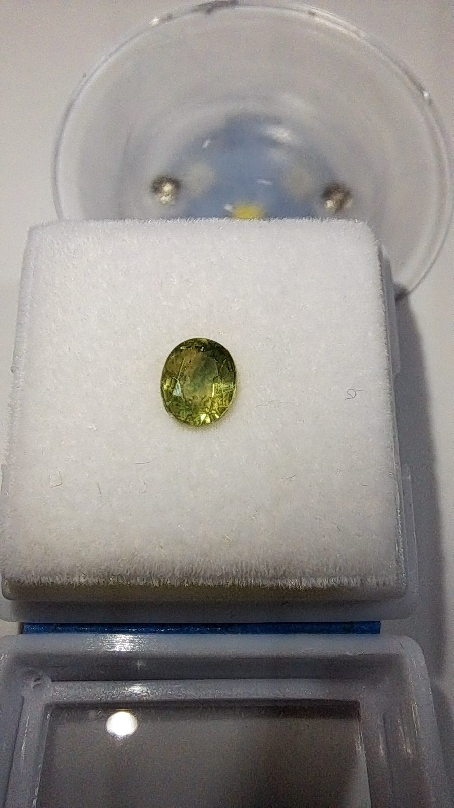 Green Sapphire Brilliant Facet Oval