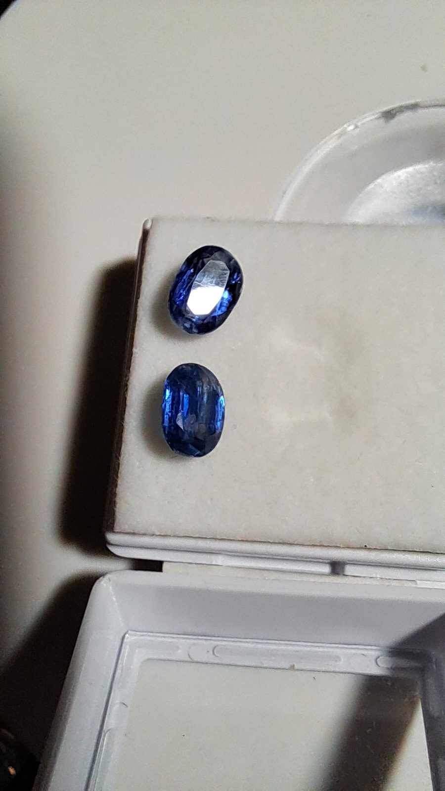 Blue Kyanite Brilliant Facet Ovals