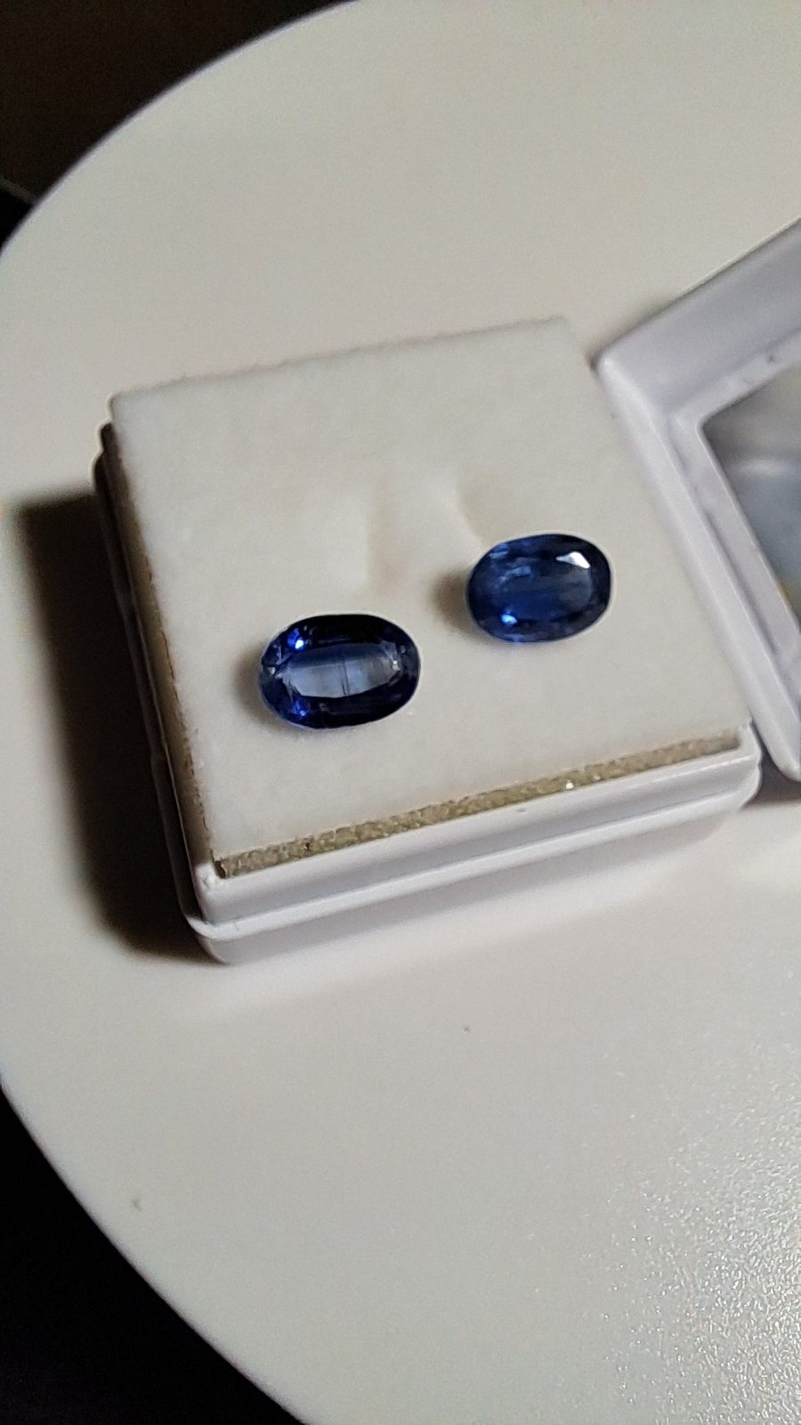 Blue Kyanite Brilliant Facet Ovals